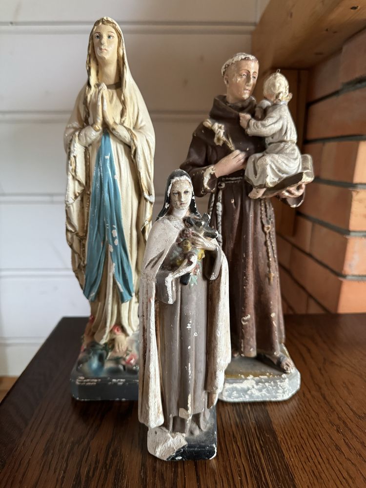 ŚWIĘTA TERESA, figurka, dewocjonalia, starocie, antyki, vintage