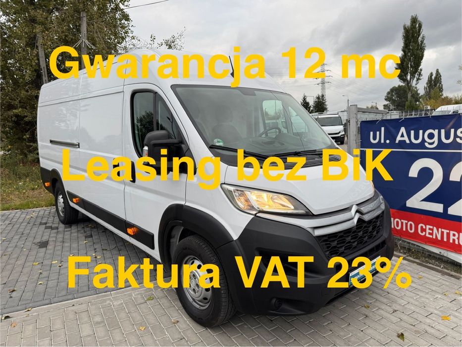 Citroën Jumper L4H2  2.2 140 KM L4H2 Gwarancja 12 mc Leasing bez BiK i KRD