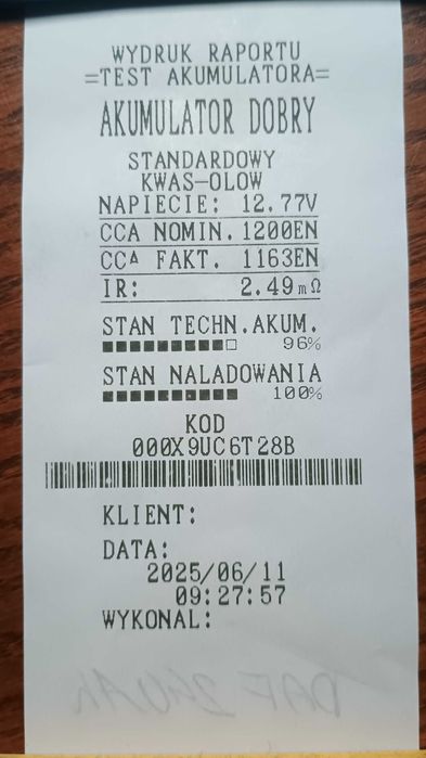 Akumulator DAF VARTA 240Ah 1200A (EN) - 12V