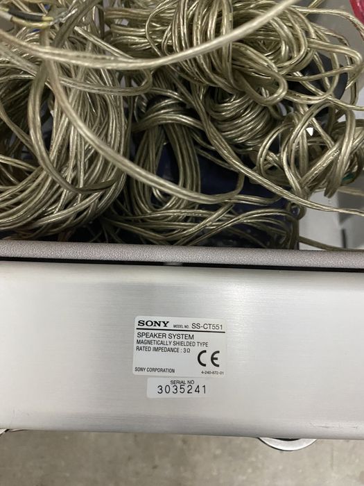 Colunas surround Sony