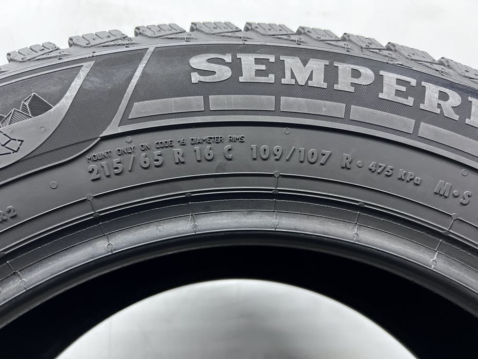 2шт зима 215/65/R16C 2023р Semperit Van Grip 3