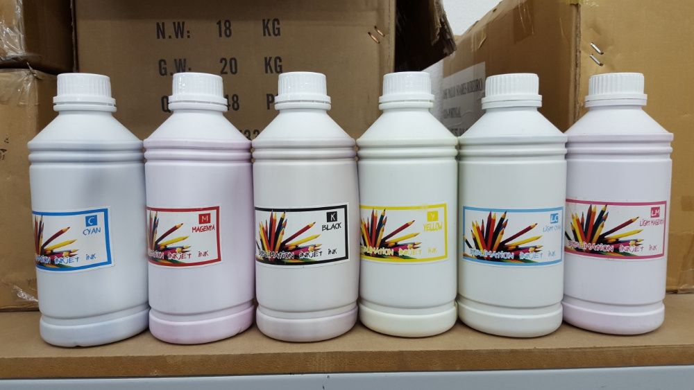 Tintas para sublimação com qualidade Koreana em embalagens de 100ml