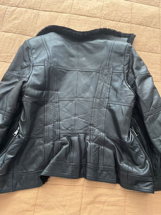 Дубльонка шкіряна косуха