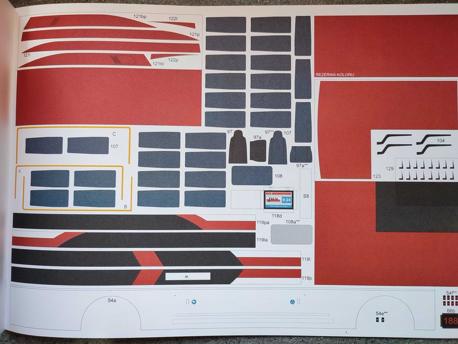 Model kartonowy Angraf 116: autobus SOLARIS URBINO IV