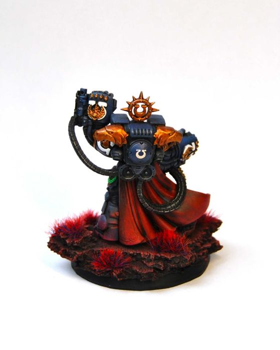 Warhammer 40k Space Marines Mareneus Calgar and Vitrix Scuad