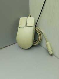 Myszka mysz kulkowa MICROSOFT komputerowa pc ps2 retro