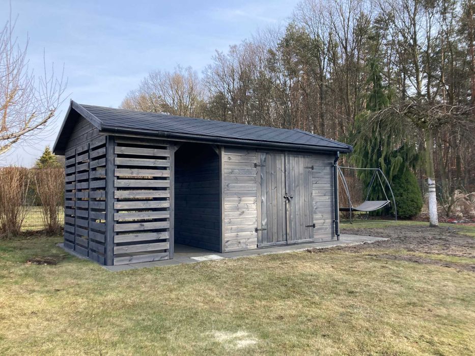 Domek narzędziowy Domek drewniany Drewutnia