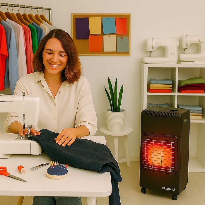 PIECYK GAZOWY szybkie ogrzewanie 4200W na butle GRZEJNIK na gaz