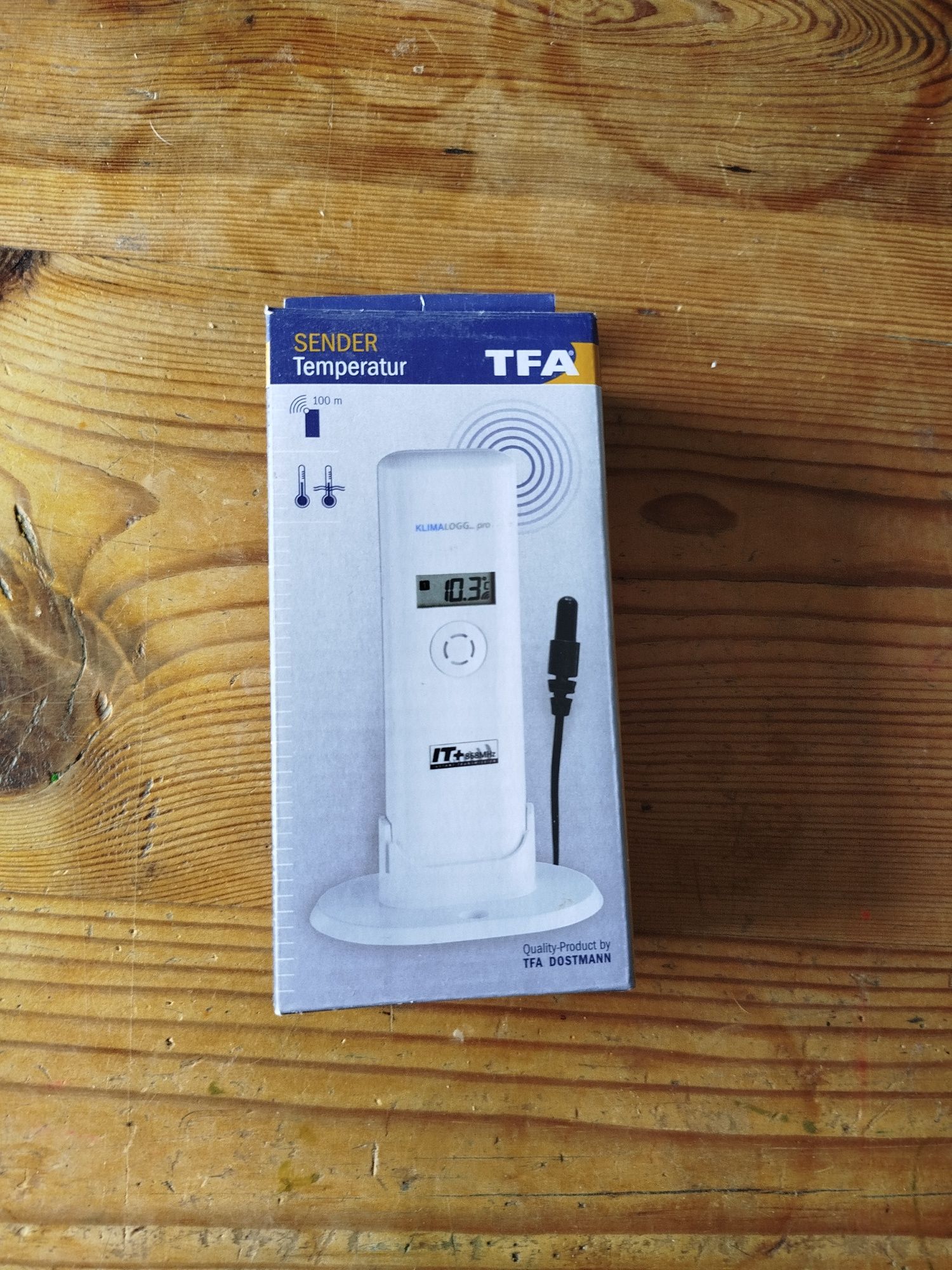 Czujnik Temperatury TFA 30.3181.IT - Zdalny, Jak Nowy!