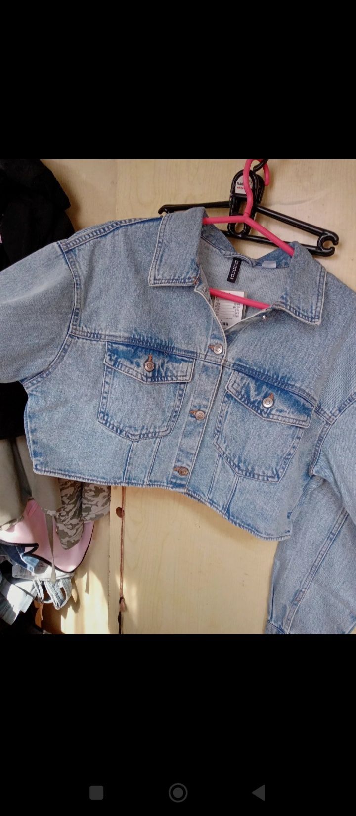 Kurtka jeans oversize H&M - nowa
