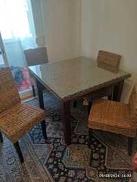 Mesa de Jantar com 4 cadeiras