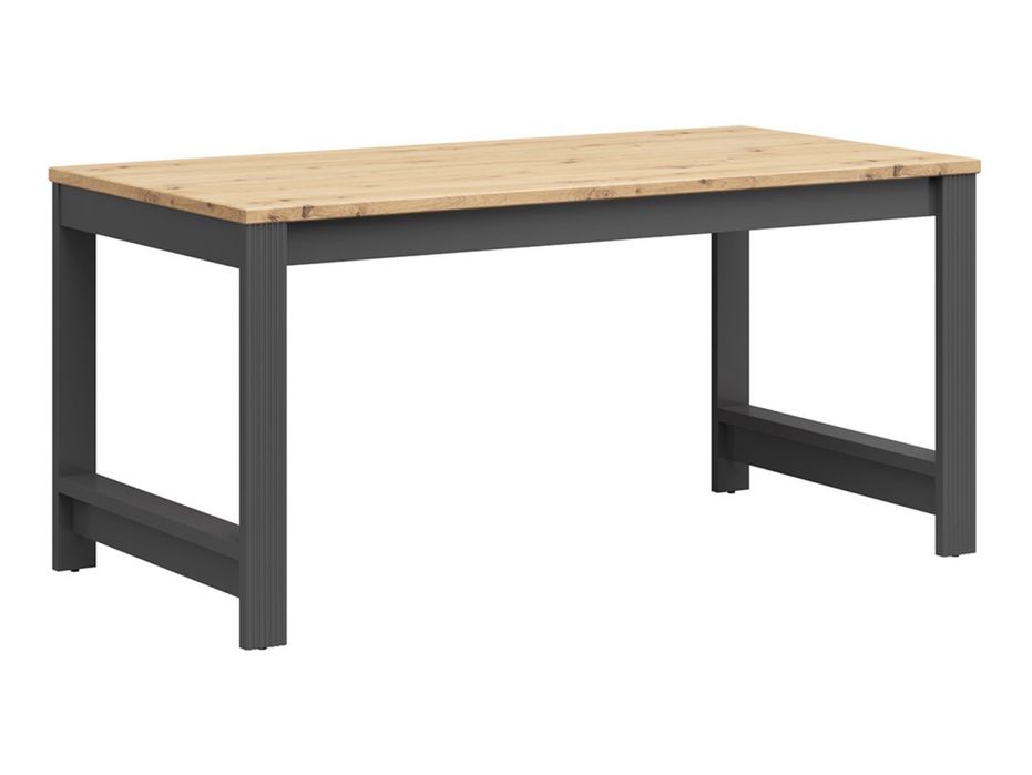 Biurko/stół Jasmin 160x80 cm grafit/dąb artisan - loft, industrial