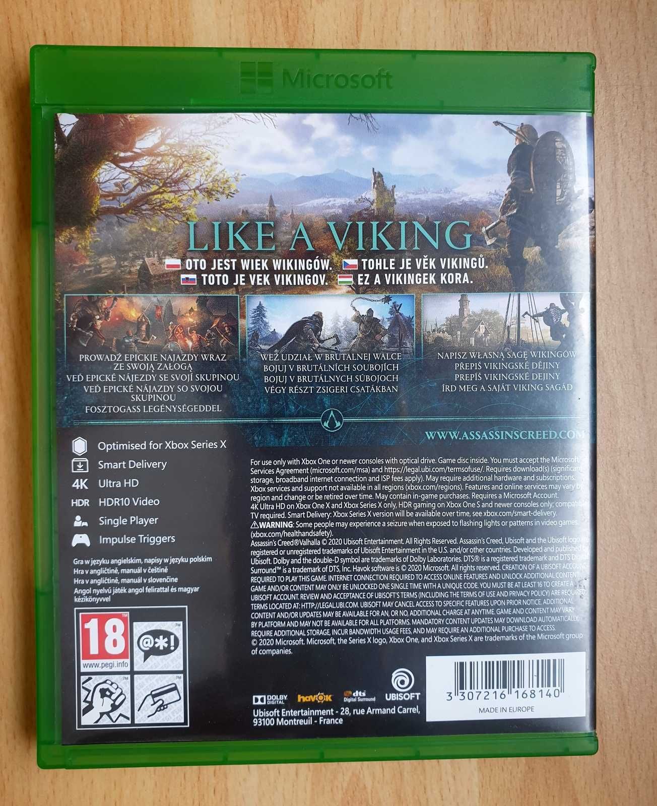 Assassins Creed Valhalla na Xbox One S X wersja PL