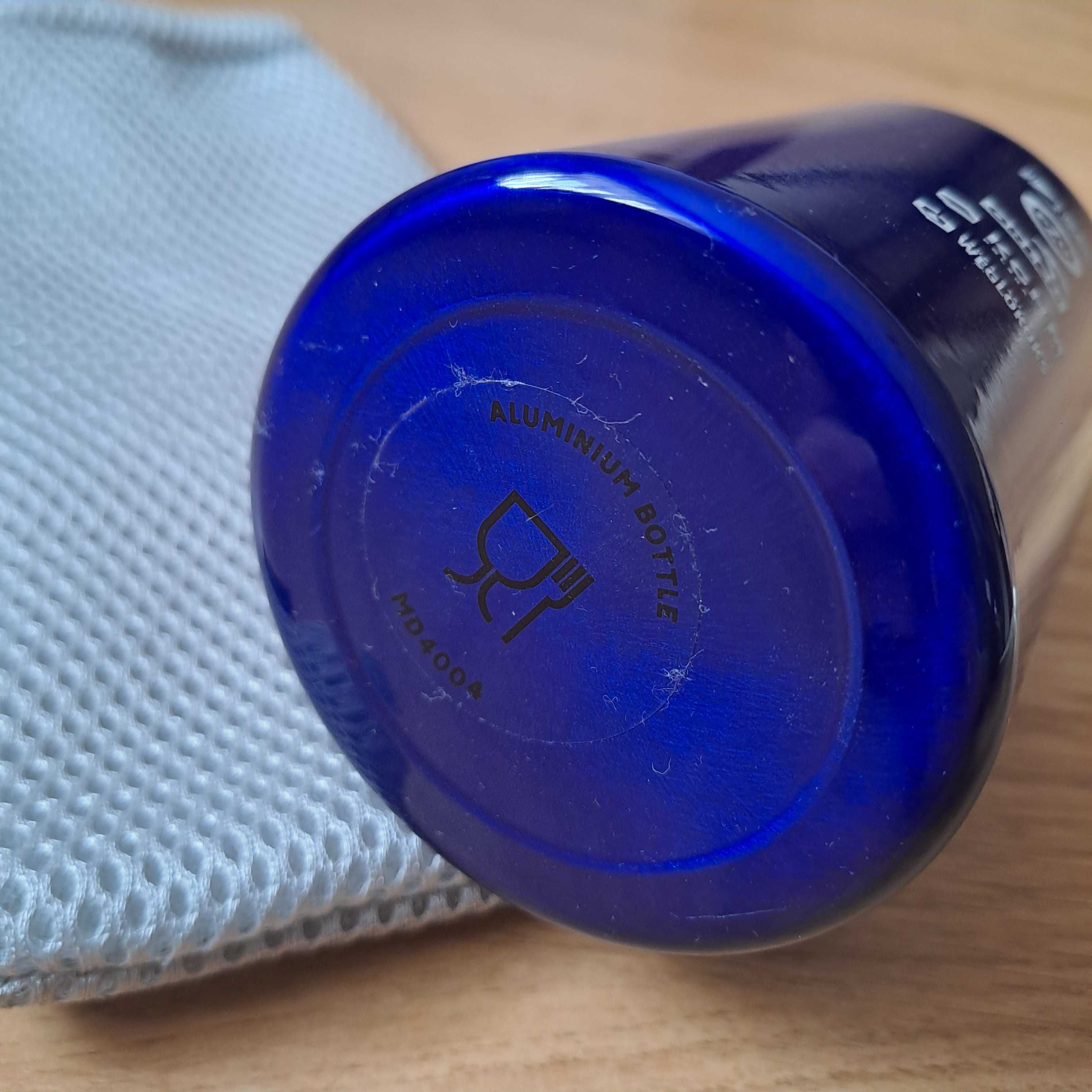 Aluminiowa butelka na wodę z zakrętką i karabińczykiem, 300 ml