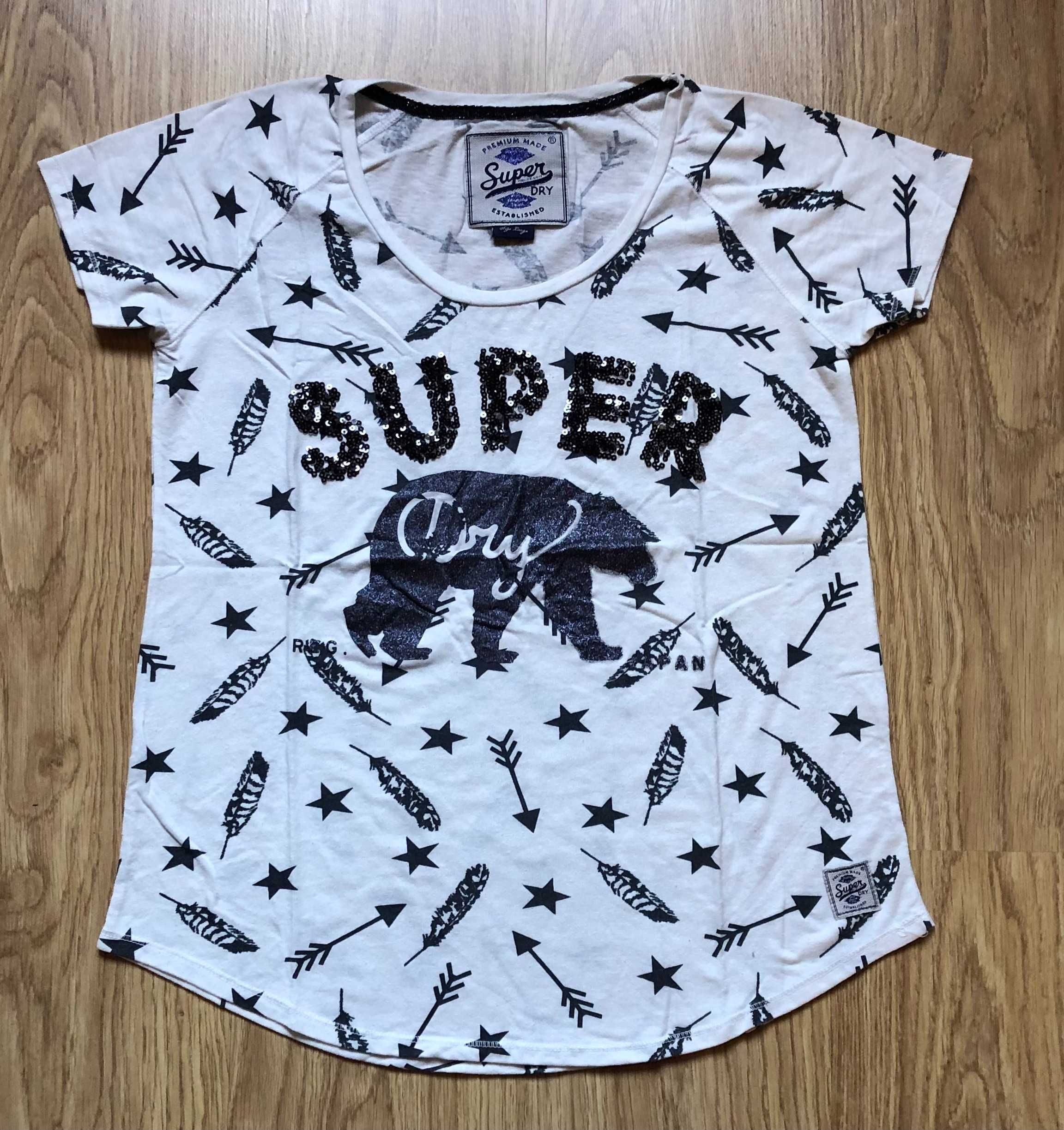 Bluzka damska t-shirt Super Dry r. XS