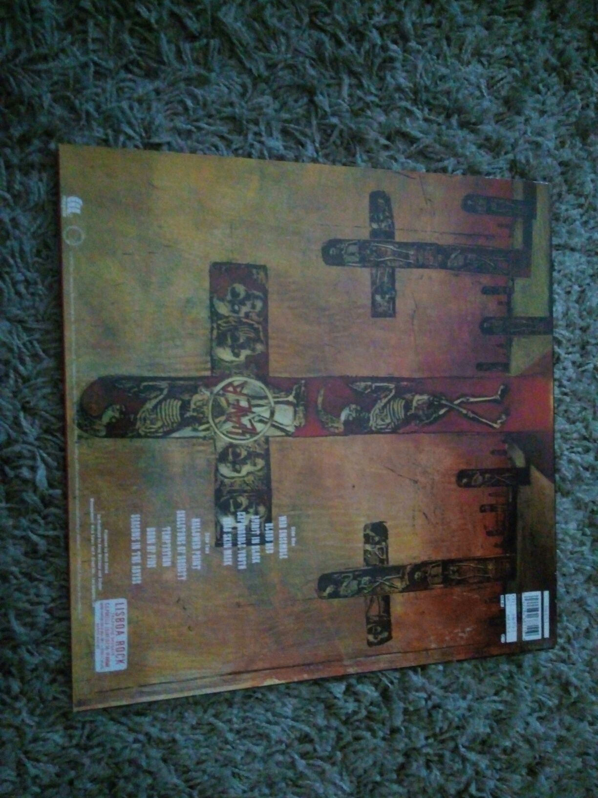 Slayer - " Seasons in The Abyss " ... Lp em vinil assinado pela banda