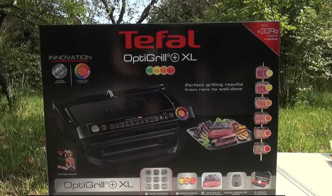 Гриль тефаль барбекю tefal прижимной оптигриль электро черный