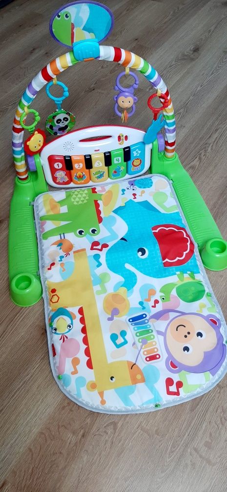 Fisher-Price Mata Z Pianinkiem Muzyczne Zwierzątka