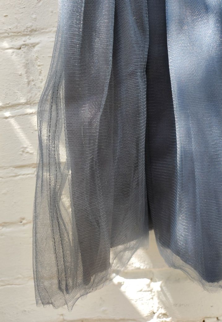 Terranova krótka spódnica tutu tiulowa szara L