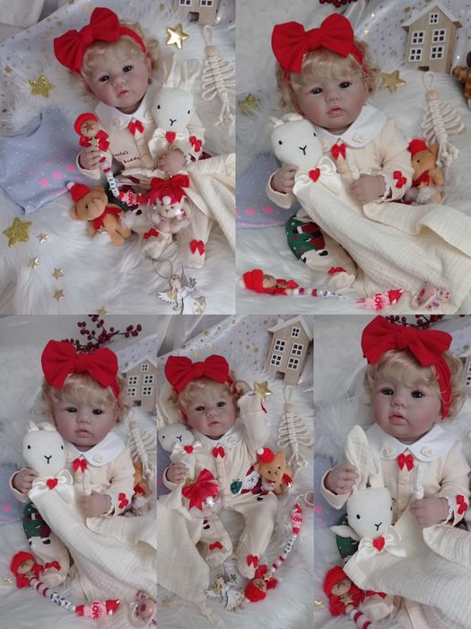 Lalka w typie reborn z wyprawką prezent lala cała winylowa