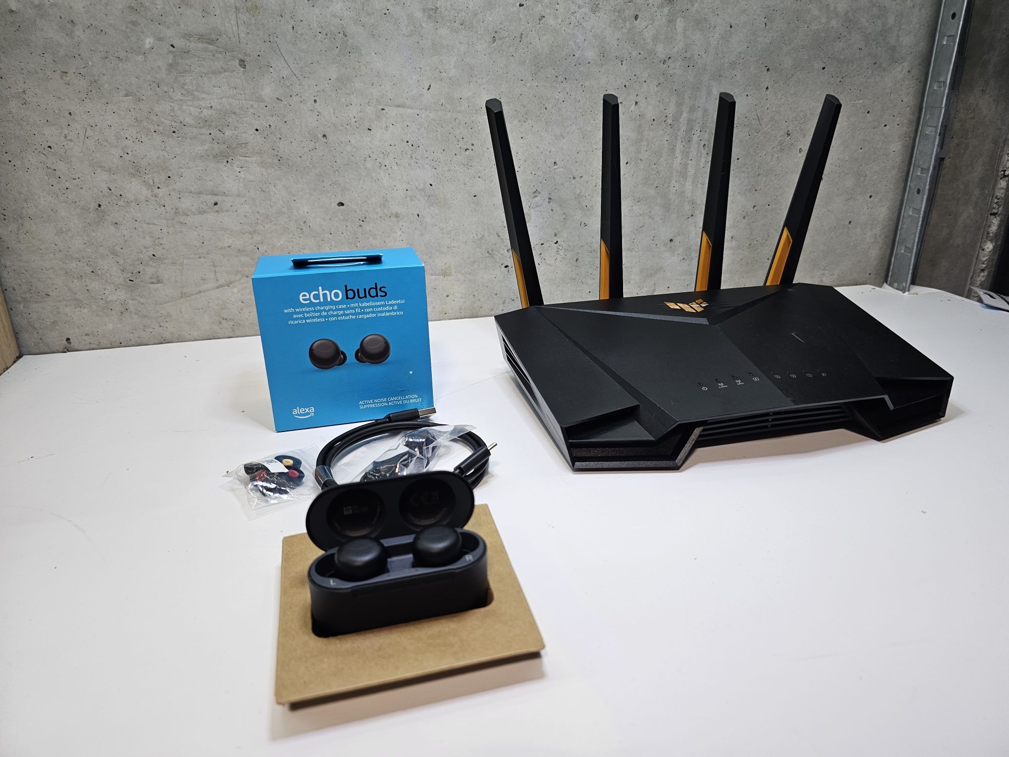 АКЦІЯ 1+1! ASUS TUF Gaming AX3000 V2 + Amazon Echo Buds у ПОДАРУНОК