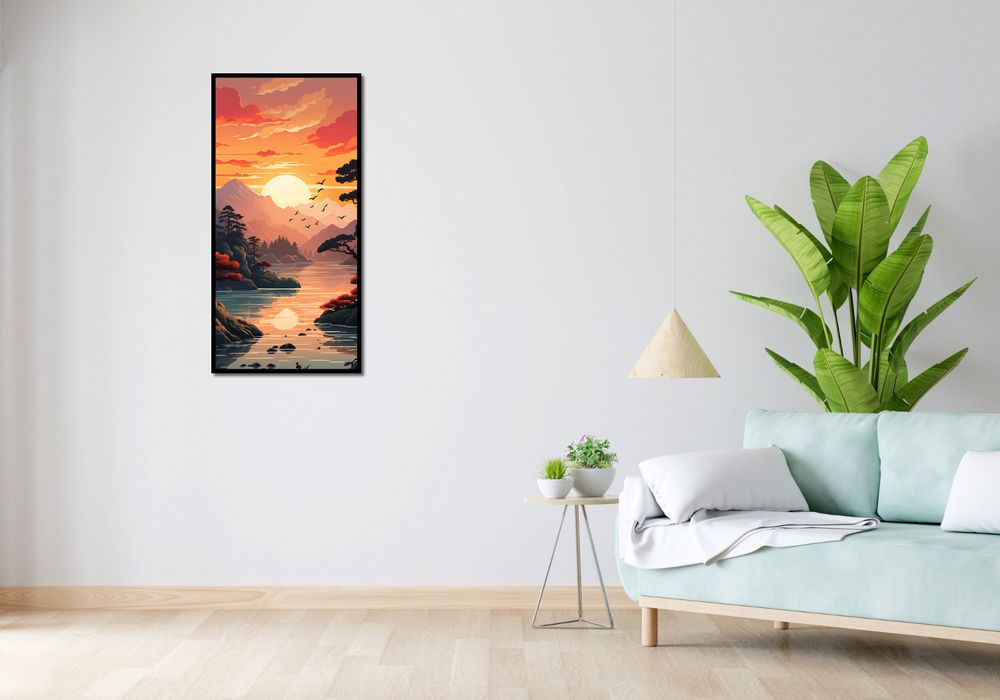 Plakat 50x100cm Złoty Zachód