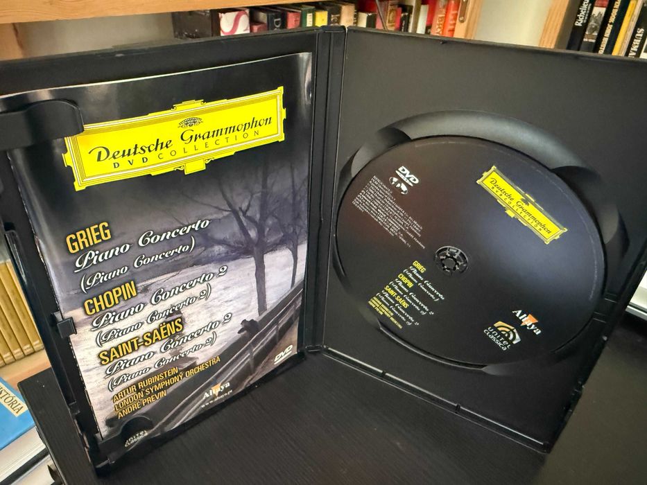 Grieg, Chopin, Saint-Saëns – Piano Concertos – Rubinstein, A. Previn