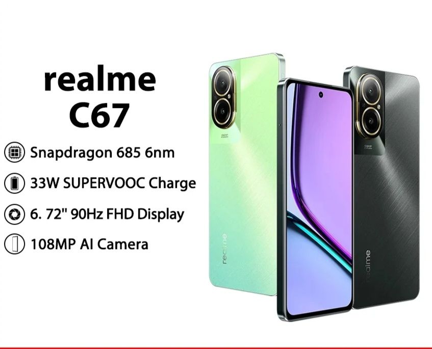 Realme C67 6/128 Green Global новий