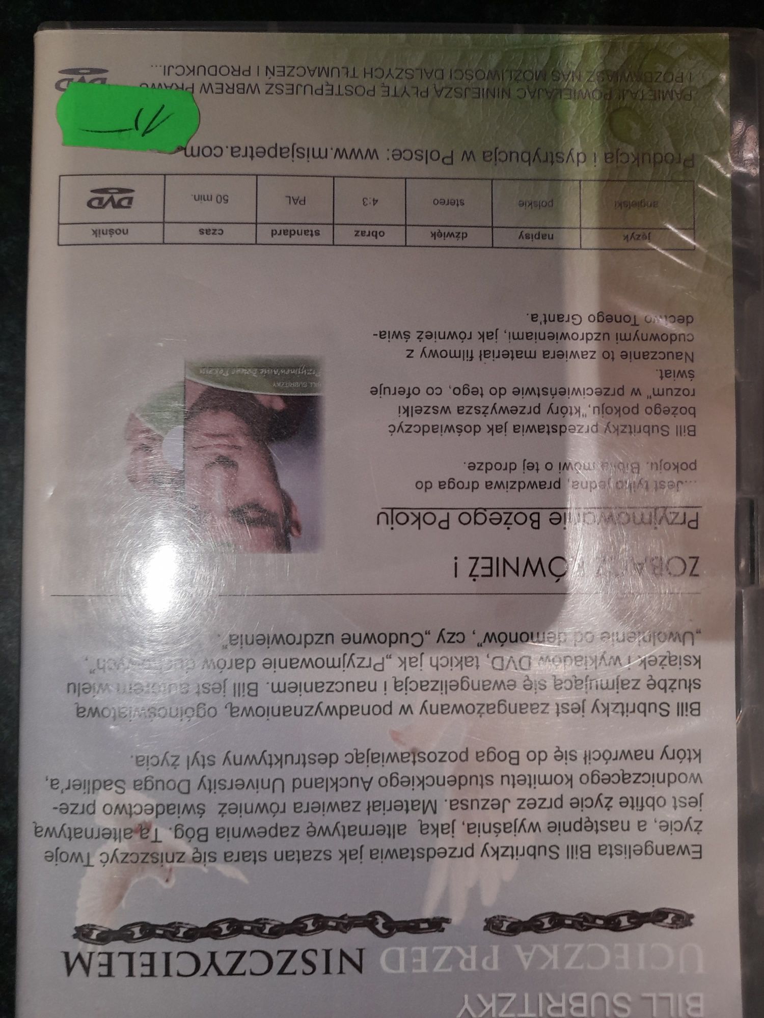 DVD Bill Subritzky Ucieczka przed niszczycielem