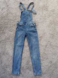 Spodnie ogrodniczki Dżinsowe dżinsy Sinsay rozmiar S