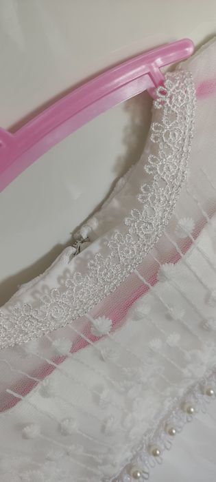 Tiulowa sukieneczka do chrztu w stylu Milulove