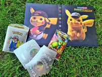 Zestaw album A5 na karty Pokemon + karty Pokemon nowe Pikachu