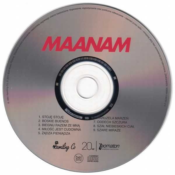 Płyta CD Maanam " Maanam " 2011 / 1981 EMI