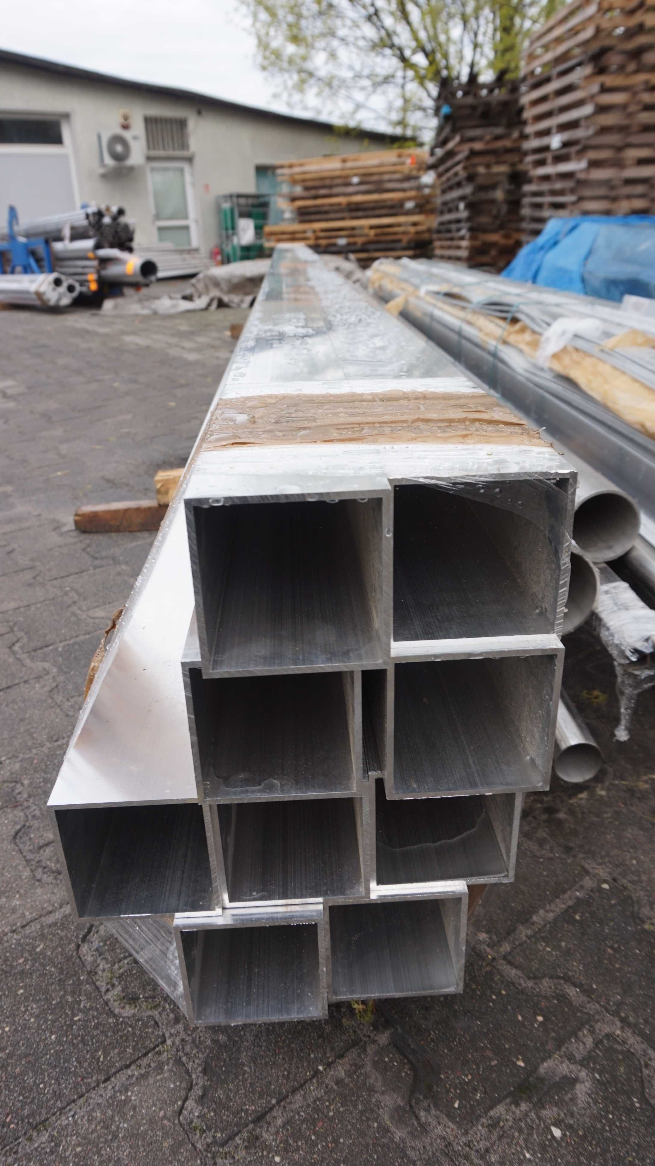 Profil aluminiowy, aluminium 100x100x4 gat. 6060/PA38