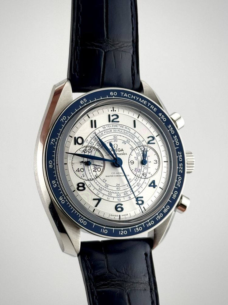 FVAT FULLSET RZADKA! Omega Speedmaster Chronoscope ref. 329.33.43.51.0