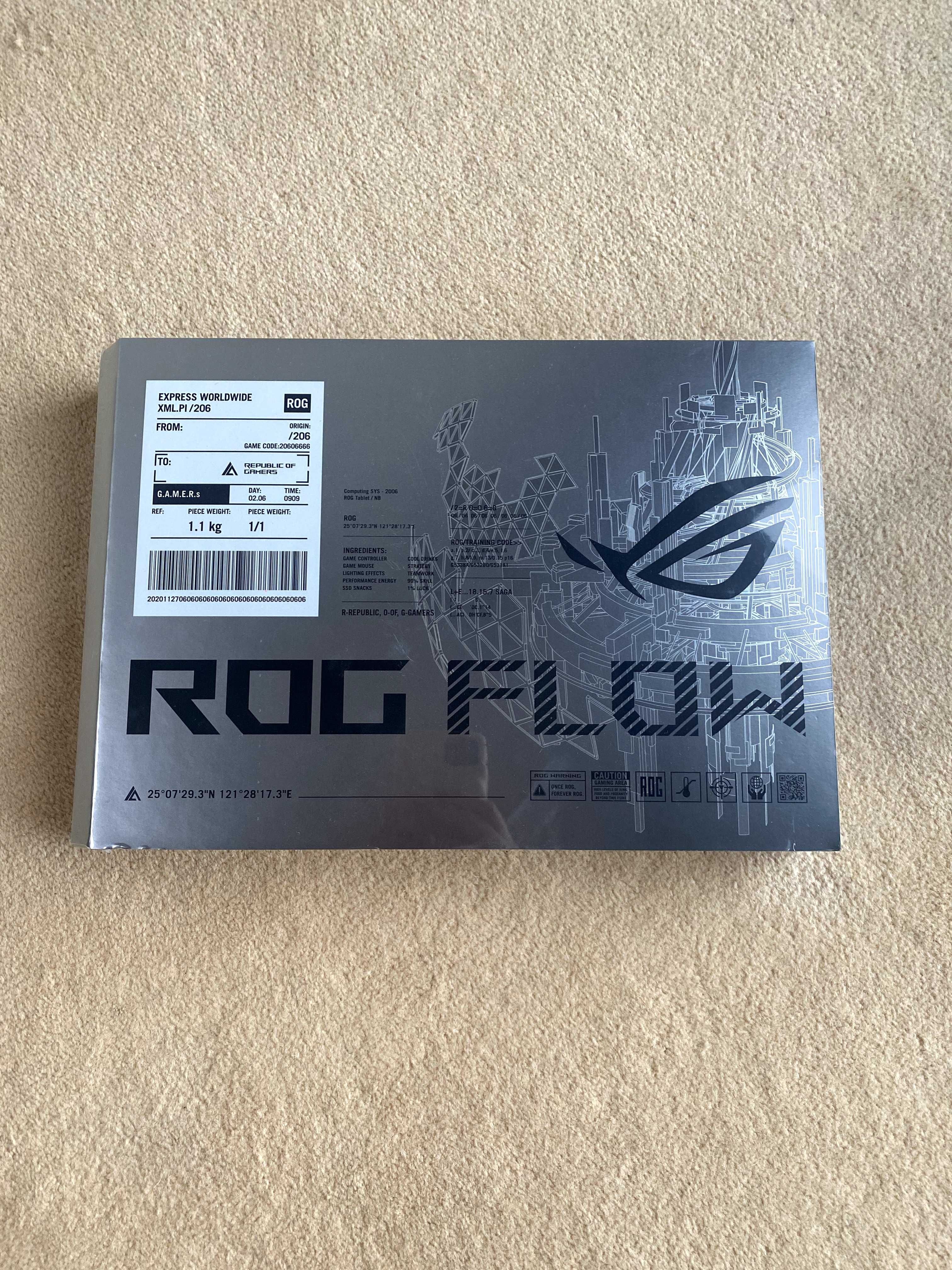 Laptop ASUS ROG Flow Z13 NOWY z dowodem zakupu 13,4"/i9/16GB/1TB/Win11