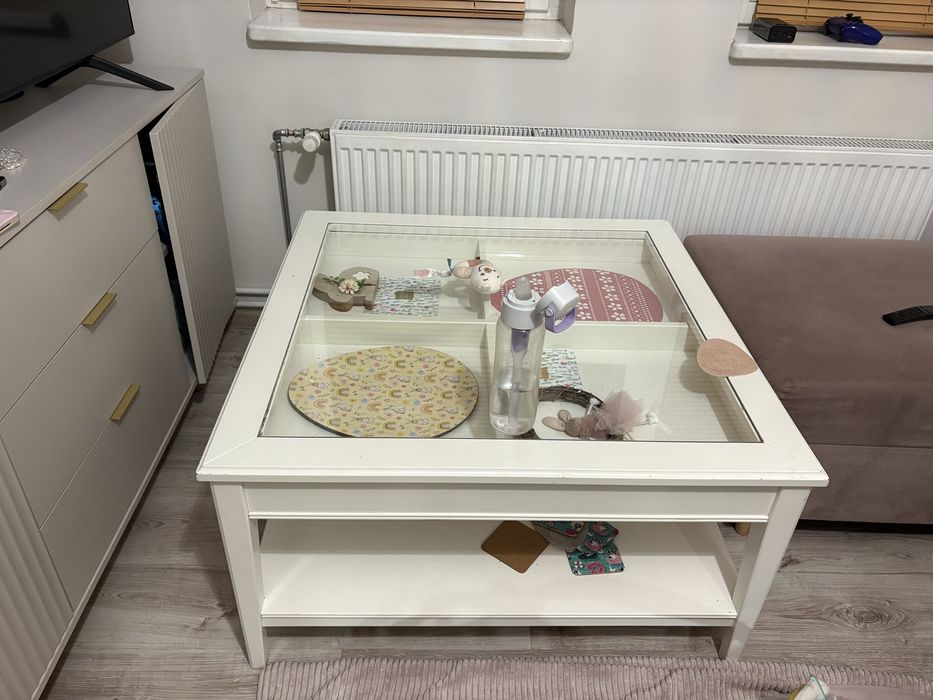 Stolik z szufladą Liatorp biały