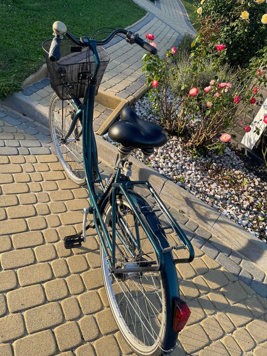 Rower damski z koszyczkiem