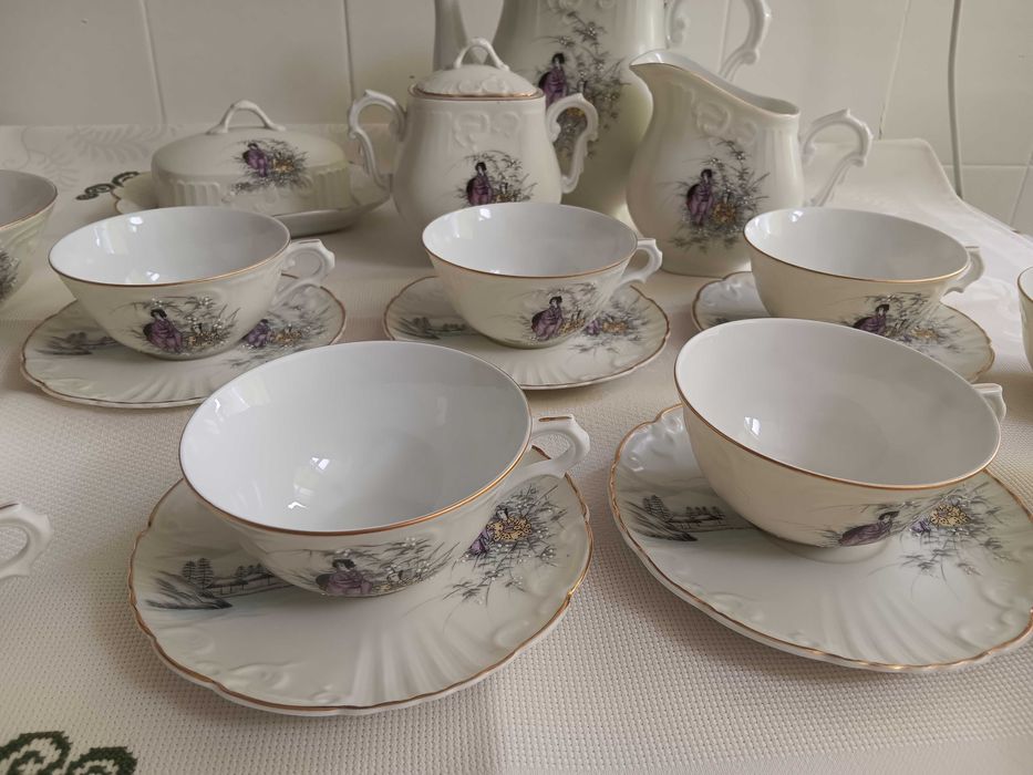 Vista Alegre- serviço Chá (19 peças)