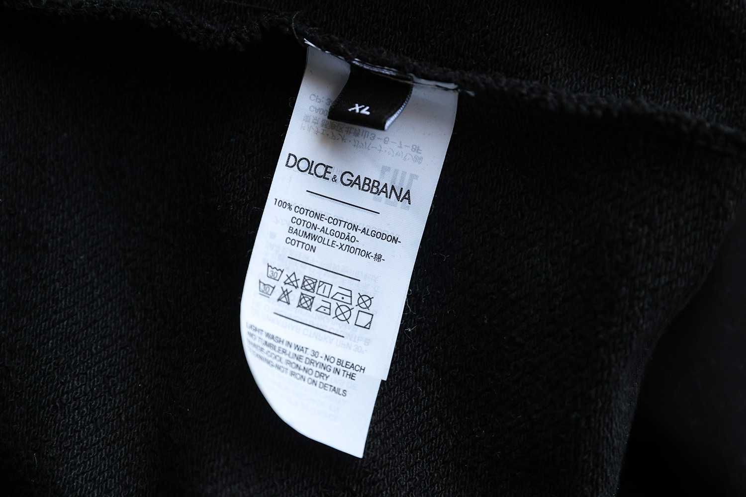 Oryginalna bluza z kapturem i kangurkiem Dolce Gabbana D&G XL