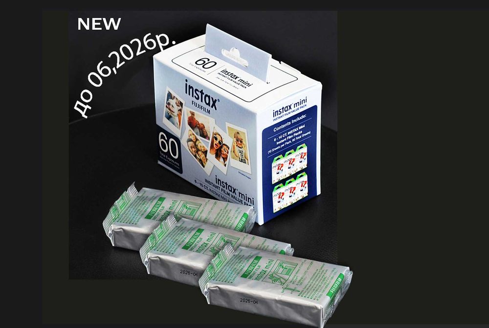 FUJI INSTAX mini film Made in Japan NEW  (до 10,2026р) 30 фото