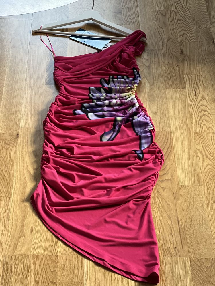 Sukienka zara drapowana m