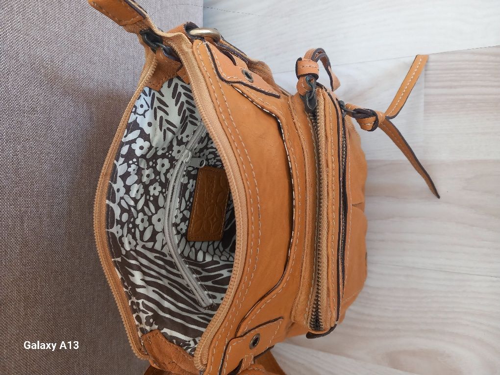 Fossil torebka vintage skóra bydlęca