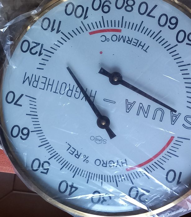 Termometro de sauna higrometro