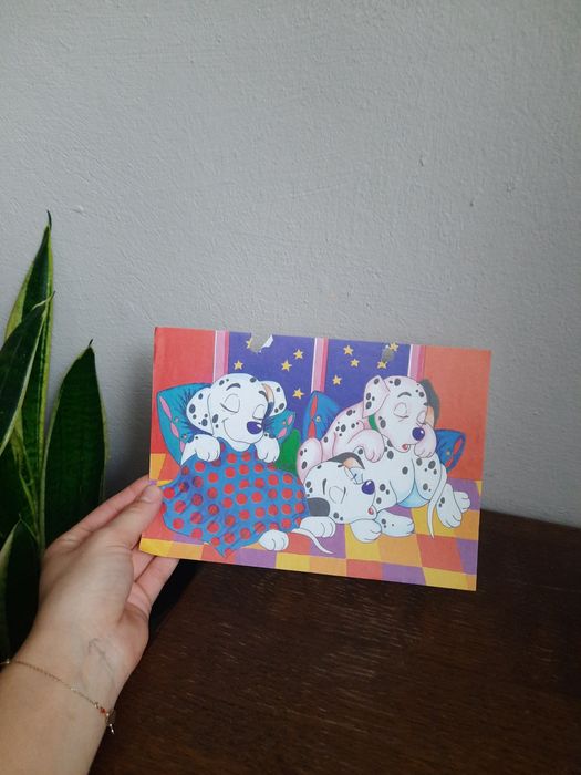 101 dalmatyńczyków karteczka do segregatora kolekcjonerska disney