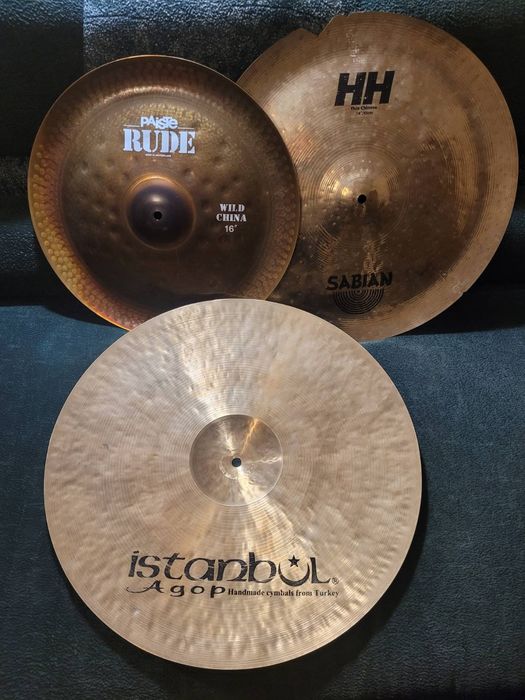 Продам або обміняю три тарілки Istambul, Paiste, Sabian