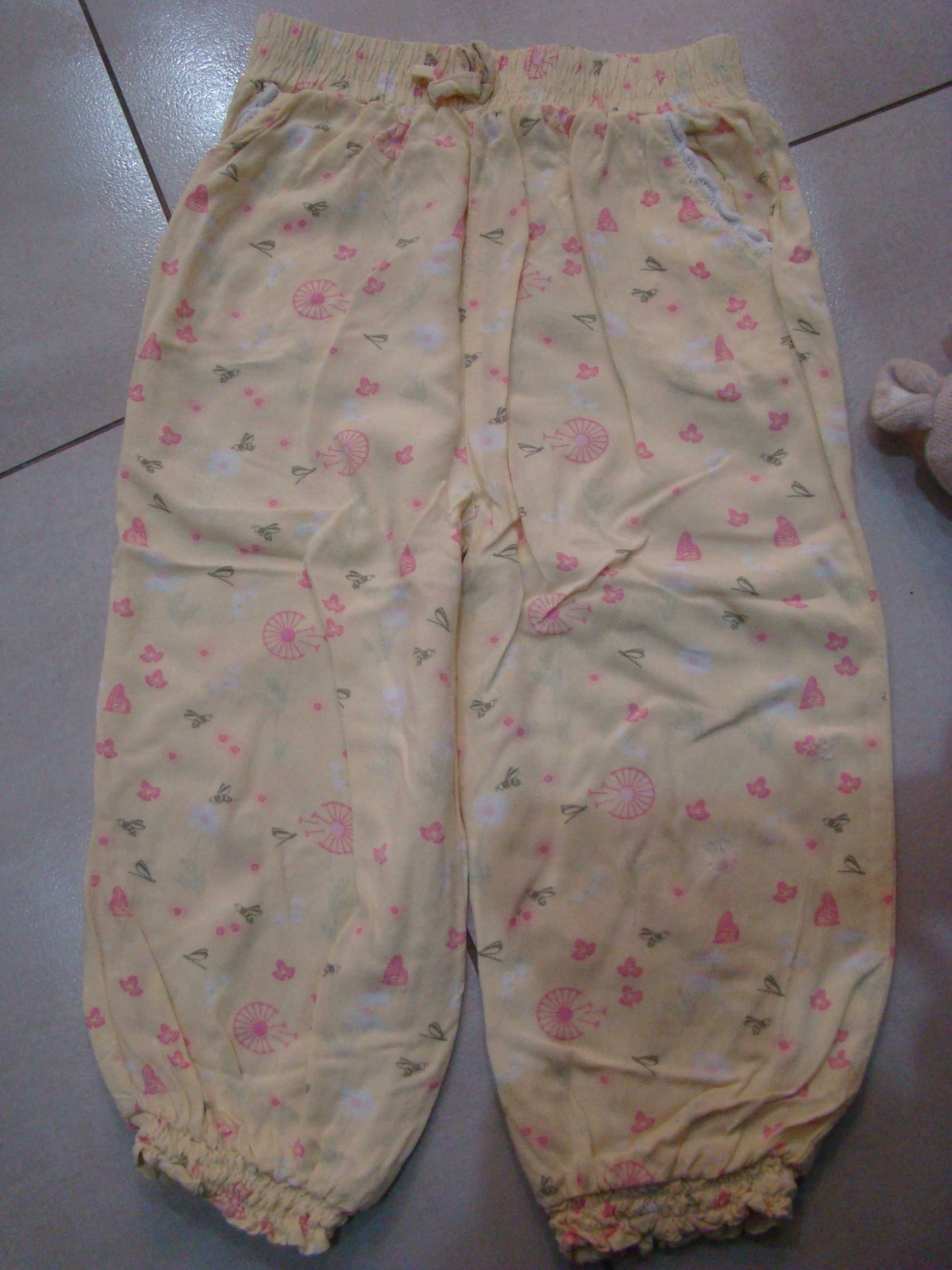 Manguun H&M zestaw spodnie + t-shirt 80-86cm 12-18m.