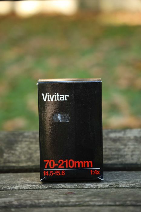 Teleobiektyw Vivitar 70-210mm, f4.5-5.6, 52 mm średnicy