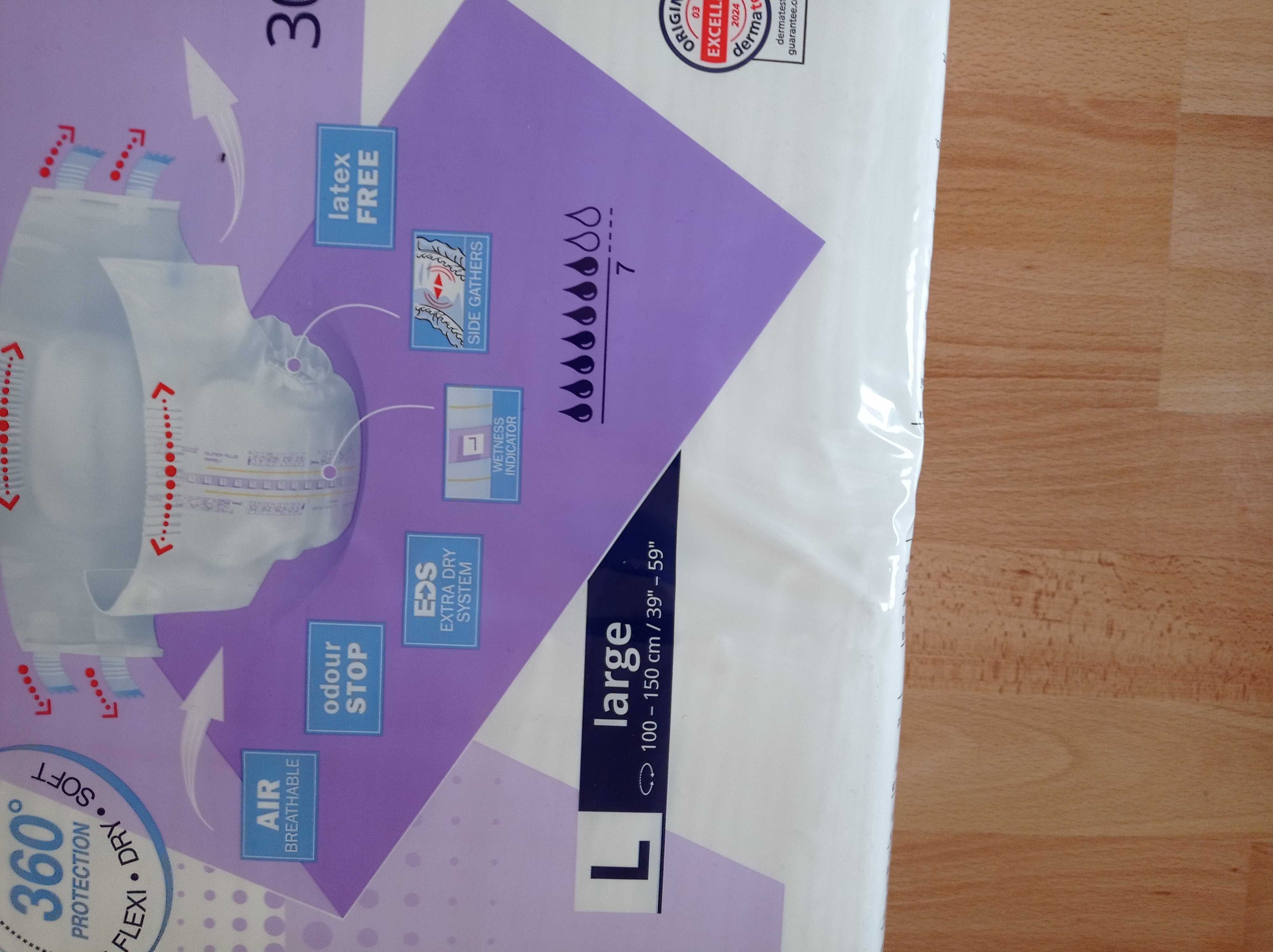 Pieluchy dla dorosłych Seni Super Plus, 30 sztuk, L
