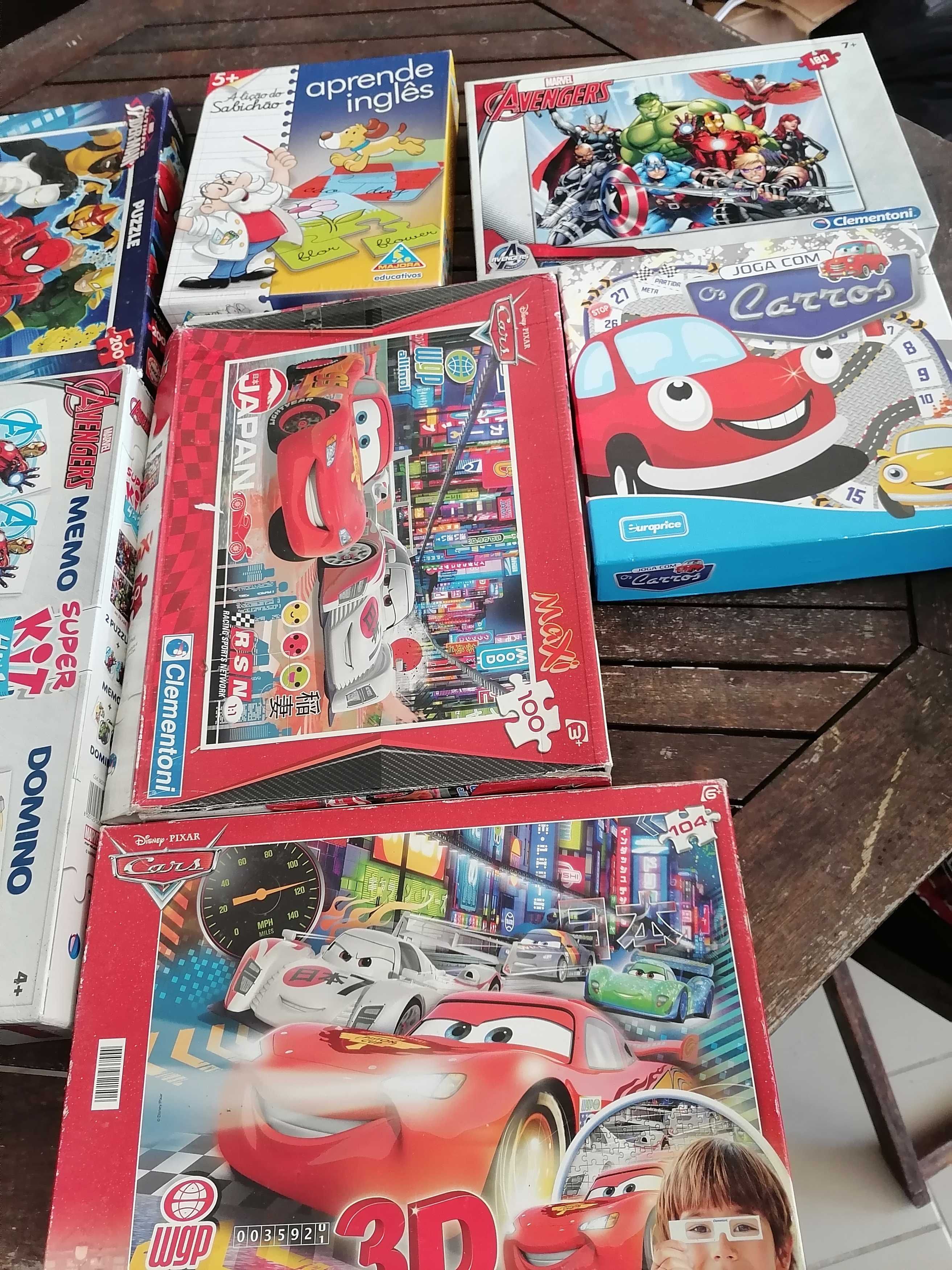 Puzzles vários diferentes